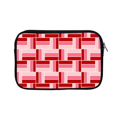 Pink Red Burgundy Pattern Stripes Apple Ipad Mini Zipper Cases