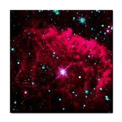 Pistol Star And Nebula Tile Coasters