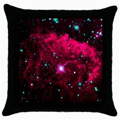 Pistol Star And Nebula Throw Pillow Case (black) by Amaryn4rt