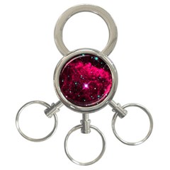 Pistol Star And Nebula 3-ring Key Chains