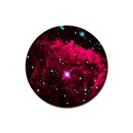 Pistol Star And Nebula Rubber Round Coaster (4 pack)  Front