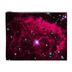 Pistol Star And Nebula Cosmetic Bag (xl) by Amaryn4rt