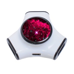 Pistol Star And Nebula 3-port Usb Hub by Amaryn4rt