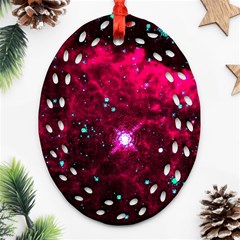 Pistol Star And Nebula Ornament (oval Filigree)