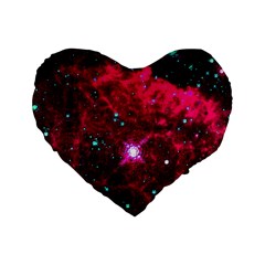 Pistol Star And Nebula Standard 16  Premium Heart Shape Cushions by Amaryn4rt