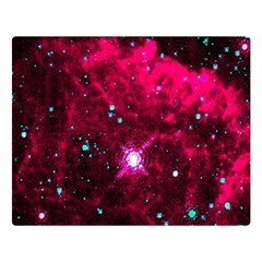 Pistol Star And Nebula Double Sided Flano Blanket (large) 