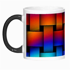 Rainbow Weaving Pattern Morph Mugs by Amaryn4rt