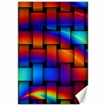 Rainbow Weaving Pattern Canvas 12  x 18   11.88 x17.36  Canvas - 1