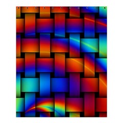 Rainbow Weaving Pattern Shower Curtain 60  X 72  (medium) 