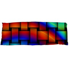 Rainbow Weaving Pattern Body Pillow Case (dakimakura)