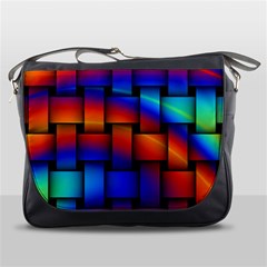 Rainbow Weaving Pattern Messenger Bags