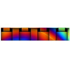 Rainbow Weaving Pattern Flano Scarf (large)