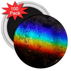 Rainbow Color Prism Colors 3  Magnets (100 Pack)