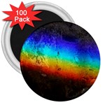 Rainbow Color Prism Colors 3  Magnets (100 pack) Front