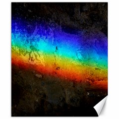 Rainbow Color Prism Colors Canvas 8  X 10 