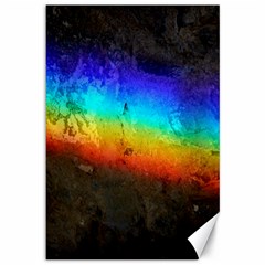 Rainbow Color Prism Colors Canvas 12  X 18  