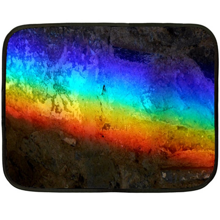 Rainbow Color Prism Colors Fleece Blanket (Mini)