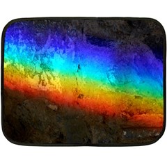 Rainbow Color Prism Colors Double Sided Fleece Blanket (mini) 