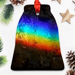 Rainbow Color Prism Colors Bell Ornament (two Sides)