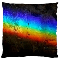 Rainbow Color Prism Colors Large Cushion Case (two Sides) by Amaryn4rt