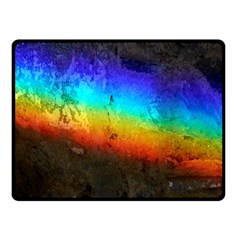 Rainbow Color Prism Colors Double Sided Fleece Blanket (small) 