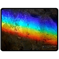 Rainbow Color Prism Colors Double Sided Fleece Blanket (large)  by Amaryn4rt