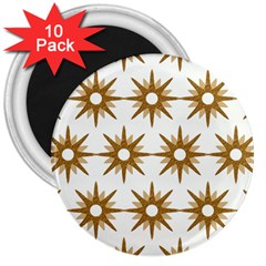 Seamless Repeating Tiling Tileable 3  Magnets (10 Pack) 