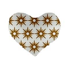 Seamless Repeating Tiling Tileable Standard 16  Premium Flano Heart Shape Cushions by Amaryn4rt