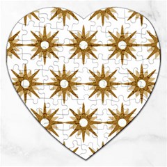 Seamless Repeating Tiling Tileable Jigsaw Puzzle (heart) by Amaryn4rt