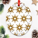 Seamless Repeating Tiling Tileable Oval Filigree Ornament (Two Sides) Front