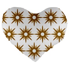 Seamless Repeating Tiling Tileable Large 19  Premium Heart Shape Cushions