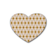 Seamless Wallpaper Background Heart Coaster (4 Pack) 