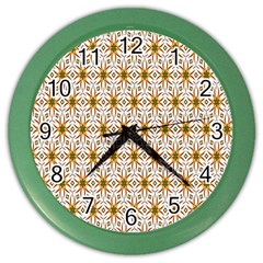 Seamless Wallpaper Background Color Wall Clocks by Amaryn4rt