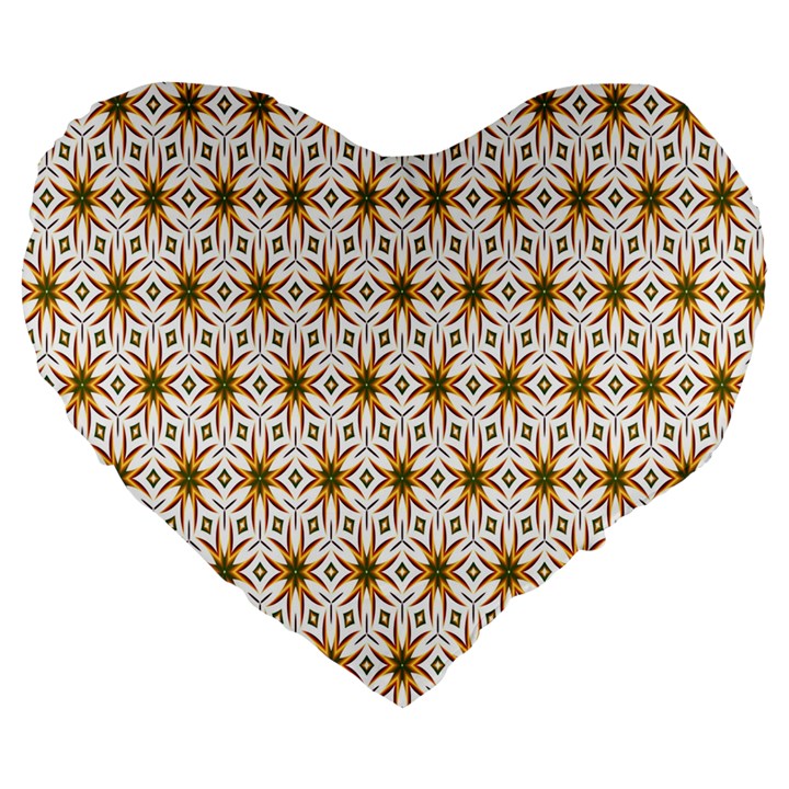 Seamless Wallpaper Background Large 19  Premium Heart Shape Cushions