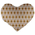 Seamless Wallpaper Background Large 19  Premium Heart Shape Cushions Back