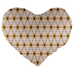 Seamless Wallpaper Background Large 19  Premium Heart Shape Cushions