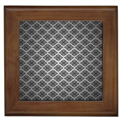 Silver The Background Framed Tiles