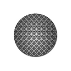 Silver The Background Magnet 3  (round)