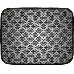 Silver The Background Fleece Blanket (mini)