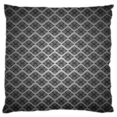 Silver The Background Large Flano Cushion Case (two Sides)