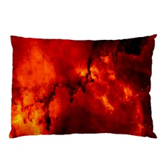 Star Clusters Rosette Nebula Star Pillow Case by Amaryn4rt