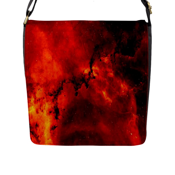 Star Clusters Rosette Nebula Star Flap Messenger Bag (L) 