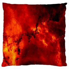 Star Clusters Rosette Nebula Star Large Flano Cushion Case (one Side) by Amaryn4rt