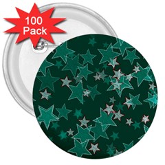 Star Seamless Tile Background Abstract 3  Buttons (100 Pack) 