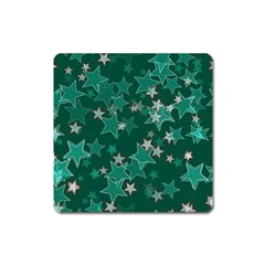 Star Seamless Tile Background Abstract Square Magnet