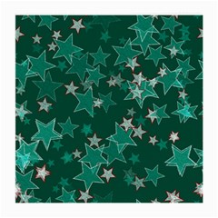 Star Seamless Tile Background Abstract Medium Glasses Cloth (2-side) by Amaryn4rt