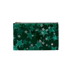 Star Seamless Tile Background Abstract Cosmetic Bag (small) 