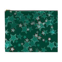 Star Seamless Tile Background Abstract Cosmetic Bag (xl)