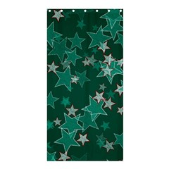 Star Seamless Tile Background Abstract Shower Curtain 36  X 72  (stall) 