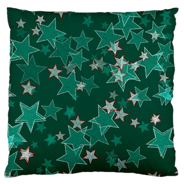 Star Seamless Tile Background Abstract Large Cushion Case (Two Sides)